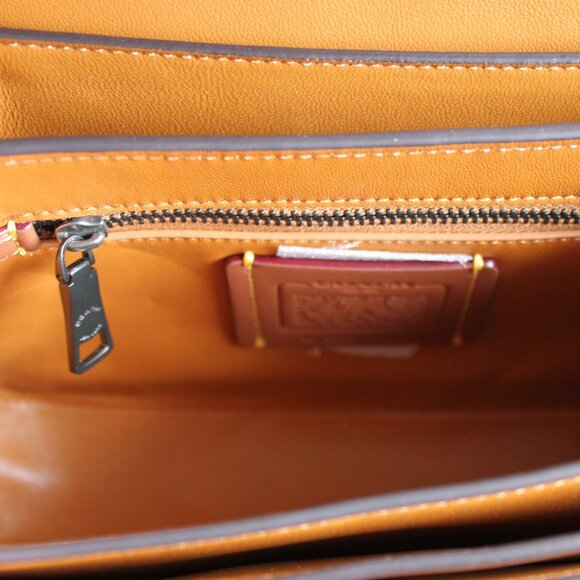 NWT Rogue Top Handle in Signature Textile Jacuard with Varsity Patches. - Picture 12 of 14